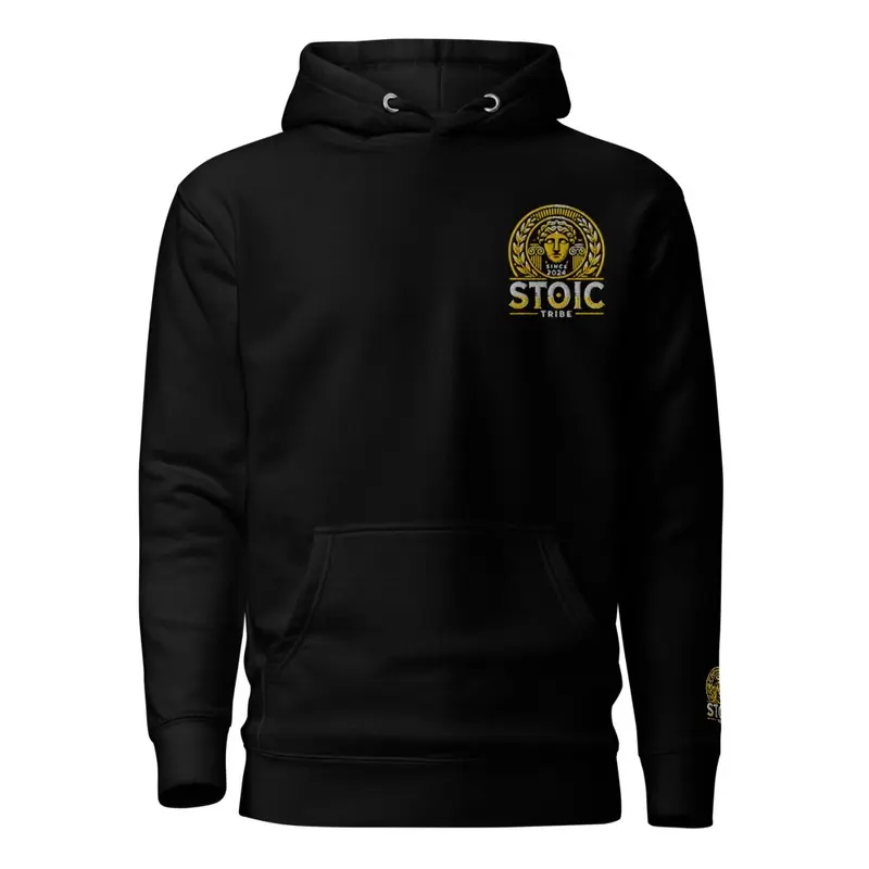 Stoic Tribe Black Hoodie